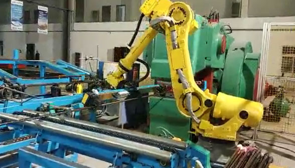 抽油杆自动化锻造生产线